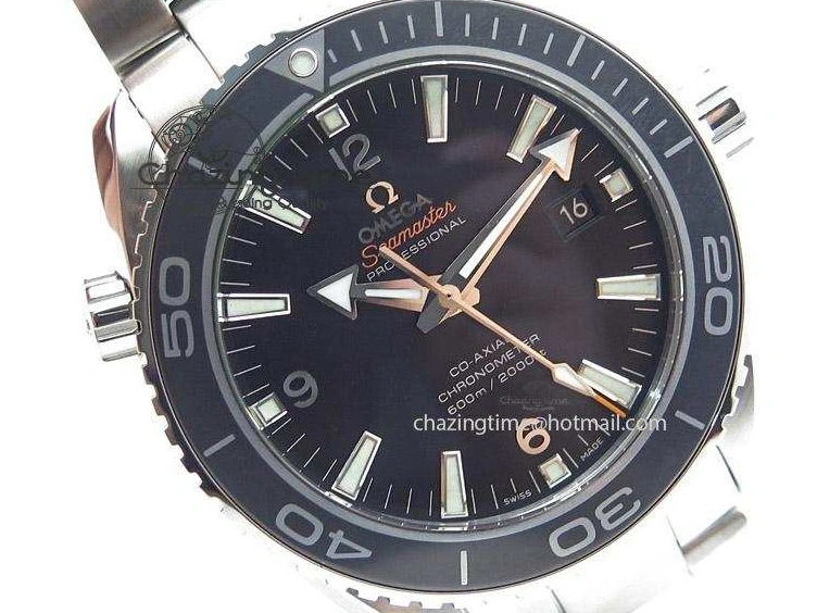 0219 Planet Ocean Professional Ceramic Bezel 45mm 1:1 Noob Best Edition on SS Bracelet A Attractive 8289
